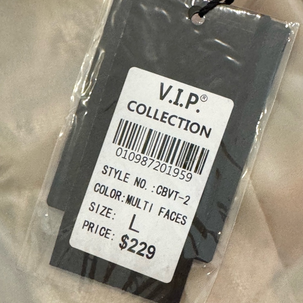 VIP Collection Color Multi Faces Jacket Size L - Picture 5 of 9